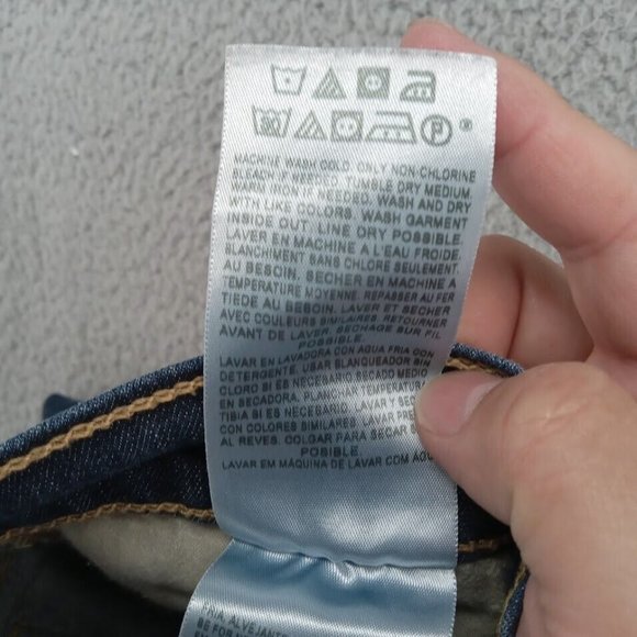 Levis Jeans Womens 10 Blue Indigo 512 Bootcut Perfectly Slimming Classicore - Picture 10 of 11